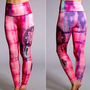 ONZIE Tie-dye Dreamcatcher Yoga Leggings M/L